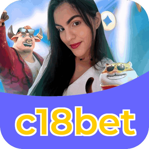 Interface do aplicativo c18bet mostrando jogos disponíveis no iOS e Android